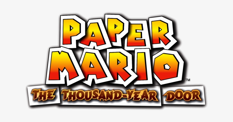 The Thousand-year Door Logo Comments - Paper Mario The Thousand Year Door, transparent png #1403706