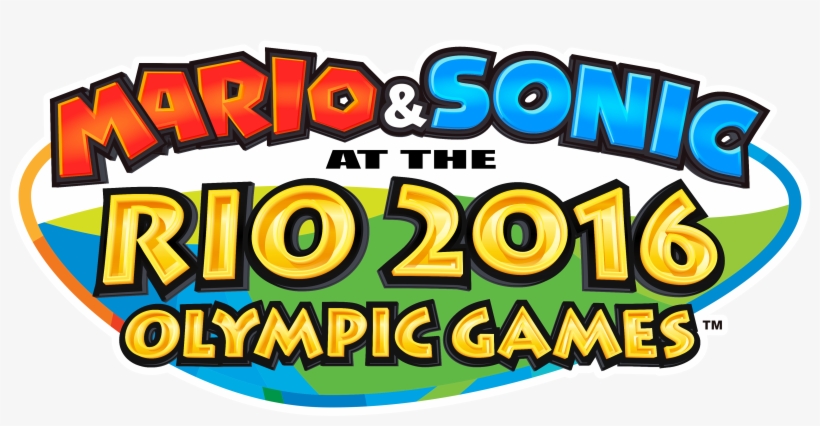 Mario And Sonic At The Rio 2016 Olympic Games Logo - Nintendo Mario & Sonic Olympic Games Rio2016 3ds, transparent png #1403835