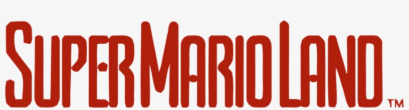 Open - Super Mario Land Logo, transparent png #1404163