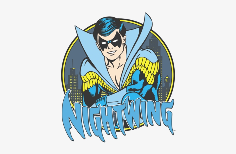 Dc Comics Nightwing Men's Regular Fit T-shirt - T-shirt: Dc Comics - Nightwing, 3x3in., transparent png #1404360