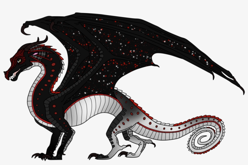 Rain Nightwing Hybrid Adopt Wings Of Fire Closed By - Wings Of Fire Dragon Hybrids, transparent png #1404397