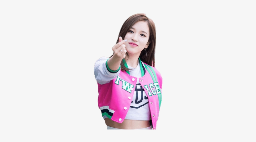 Twice Mina Making Love Sign - Twice Mina, transparent png #1404510