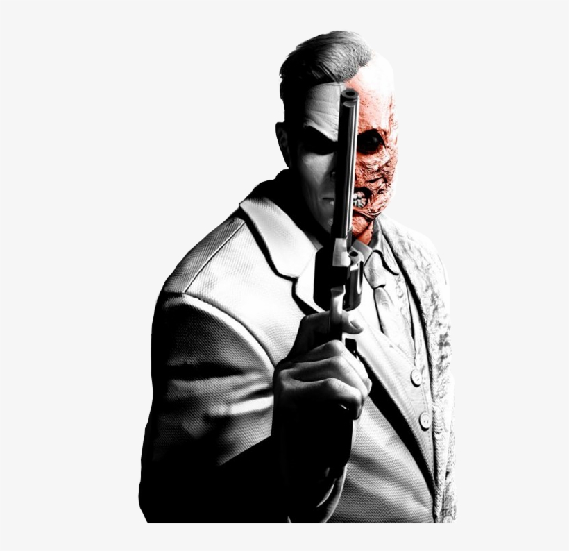 2322 Twoface Render Arkham City Prev - Two Face Arkham City, transparent png #1404888