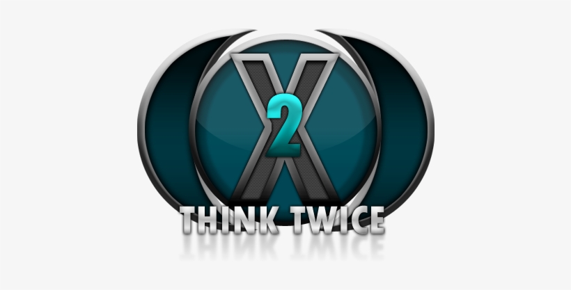 Think Twice Logo - Emblem, transparent png #1405121