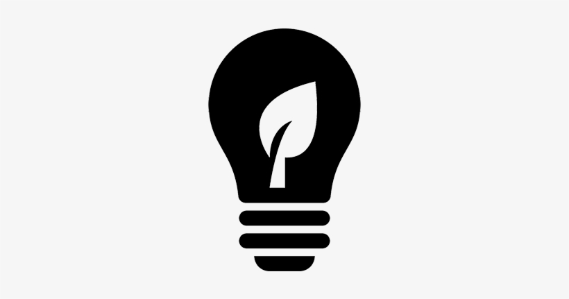 To Kick Things Off, Here Are Some Campus Resources - Light Bulb With Leaf Icon, transparent png #1405143