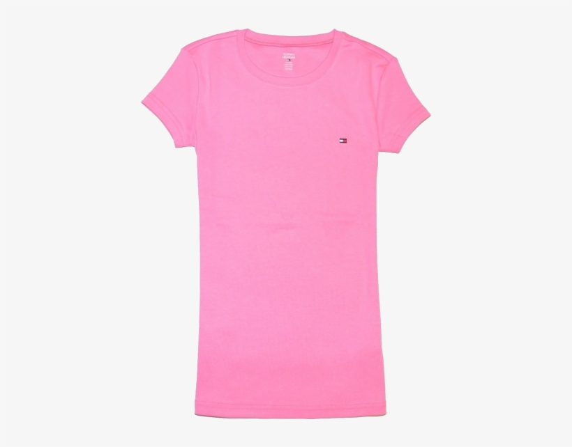 Tommy Hilfiger T-shirts - Tommy Hilfiger T Shirt Pink, transparent png #1405557