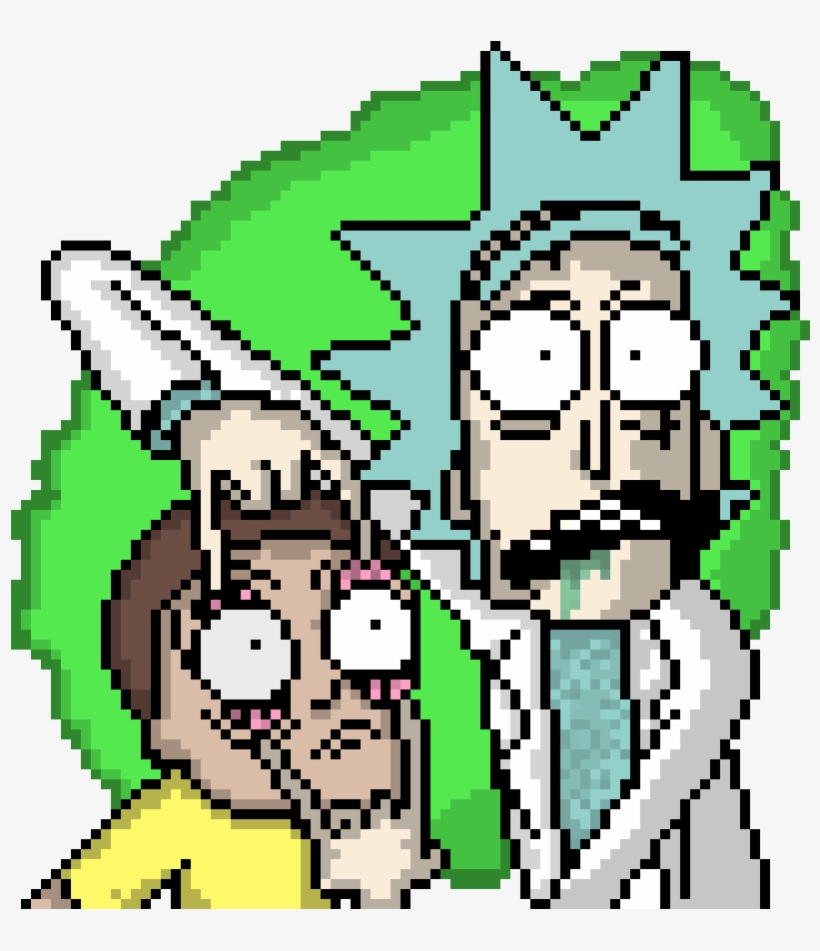 Morty Png Rick And Morty Vector Stock - Rick And Morty Pixel Art, transparent png #1405611
