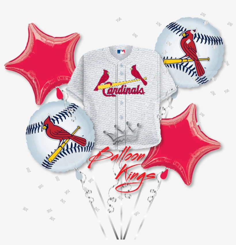 Saint Louis Cardinals Bouquet - St. Louis Cardinals Balloon - Jersey, transparent png #1406531