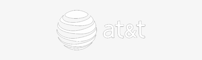 Att Logo White Png - At&t White Logo Png, transparent png #1406570