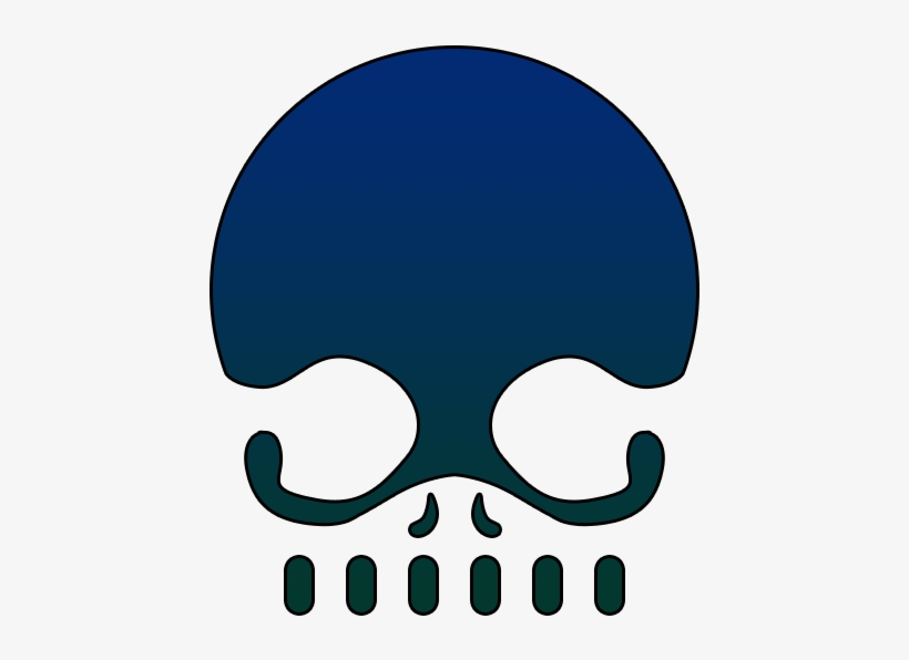 Blue Skull - Fairy Tail Dark Guild Logo, transparent png #1406846