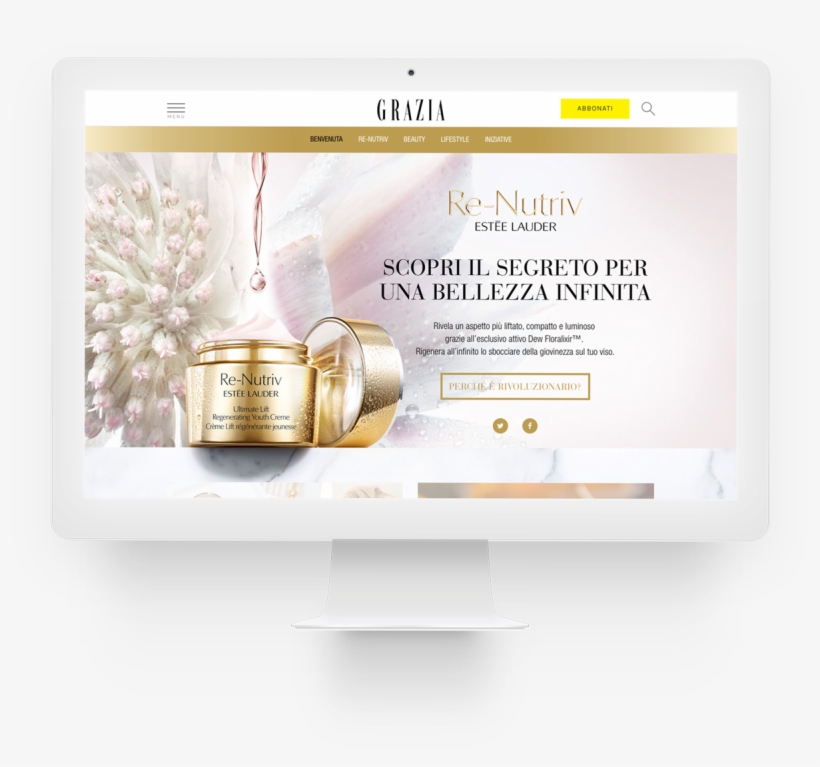 Launch Project - Estee Lauder Re Nutriv Ultimate Lift Regenerating Youth, transparent png #1407131