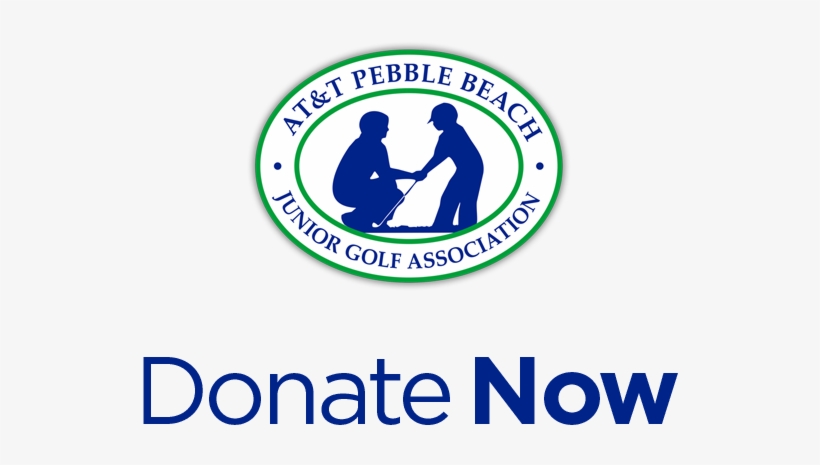 Att Jrgolf Logo 2013 05 01 Donatenow Button - At&t Pebble Beach Pro-am, transparent png #1407406