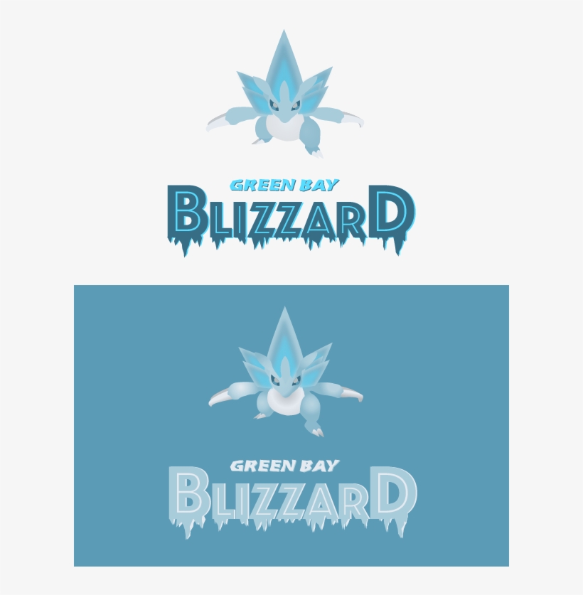 Image"green Bay Blizzard" Aka My Attempt At A Draft - Graphic Design, transparent png #1407558