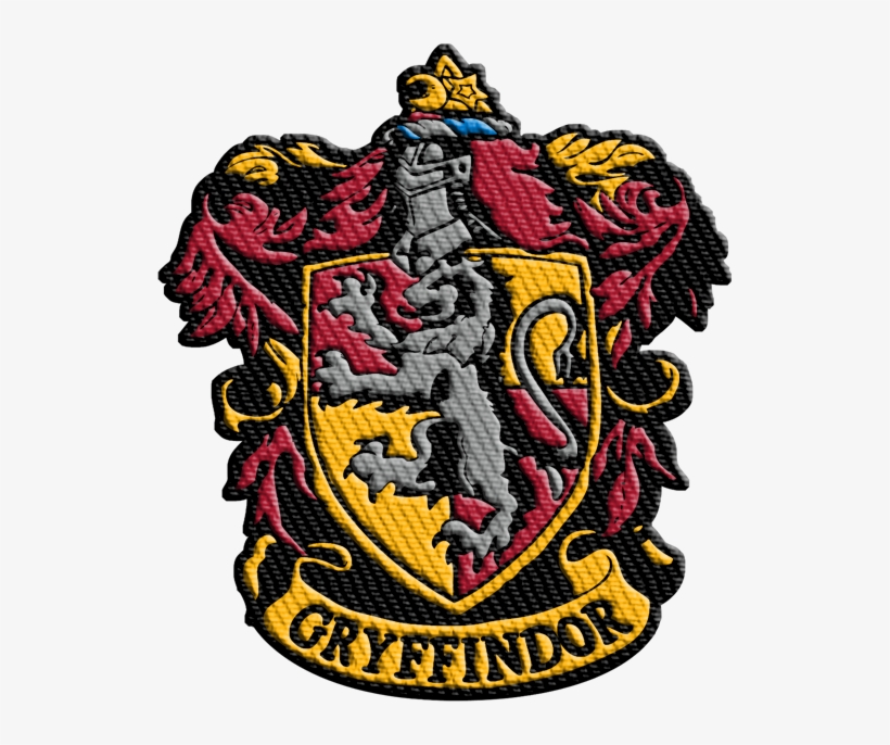 Harry Potter Gryffindor Iron-on Patch Harry Potter - Harry Potter Jacket Symbol, transparent png #1407610
