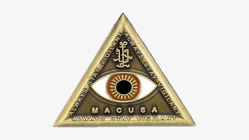 Us Divisions - Fantastic Beasts Triangle Eye Earrings (antique Brass, transparent png #1407809