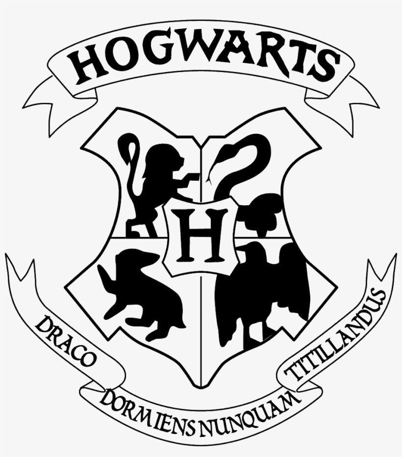 Recortad - Logo Harry Potter Hogwarts, transparent png #1407851