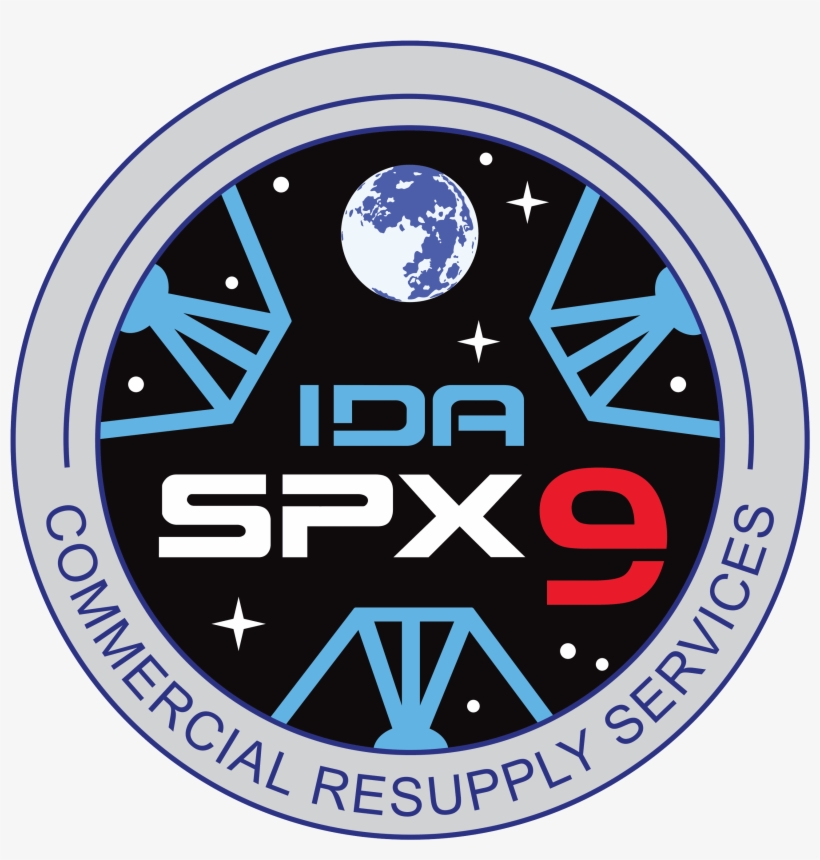 Spacex Dragon Splashes Down With Crucial Nasa Research - Spx 9 Logo Stainless Steel Travel Mug, transparent png #1407986