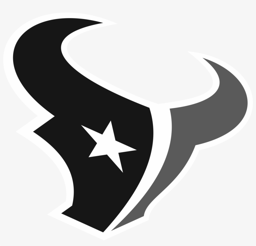Houston Texans Logo Black And White, transparent png #1408367