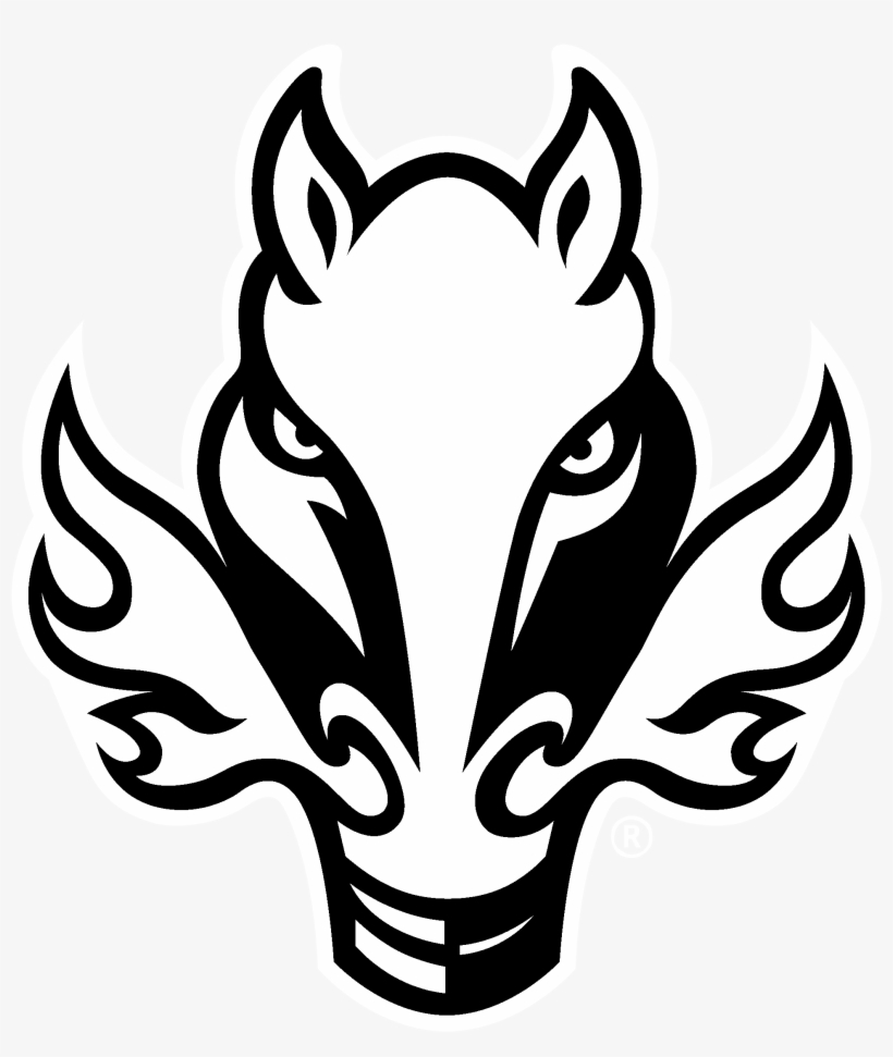 Calgary Flames Logo Black And White - Calgary Flames Logo, transparent png #1408368