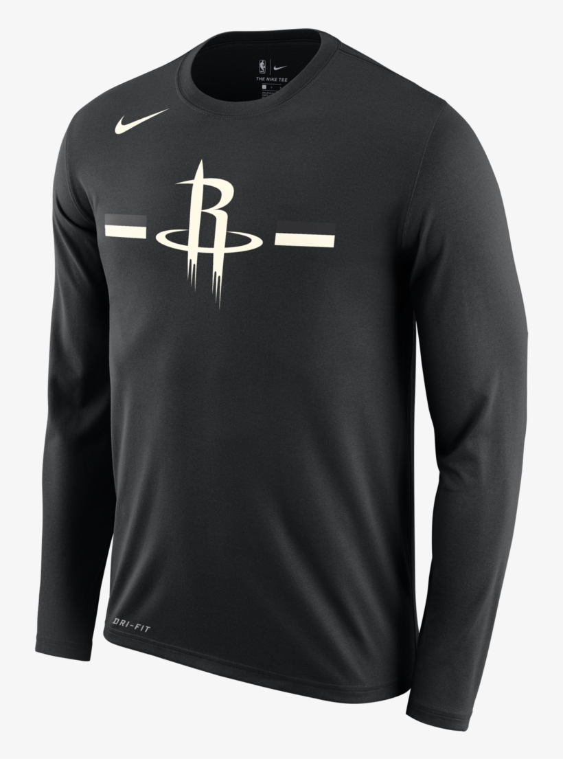 Men's Houston Rockets Nike L/s Stripe Logo Tee - Long Sleeve Titans ...