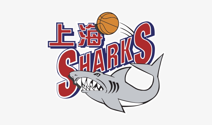 Logo For Houston Rockets Vs Logo For Shanghai Shanghai - Shanghai Sharks Logo, transparent png #1408697