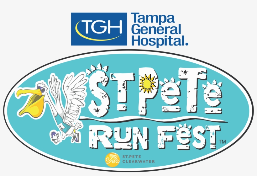 St Pete Run Fest Logo - Tampa General Hospital, transparent png #1408892