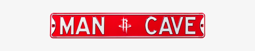 Houston Rockets “man Cave” Authentic Street Sign - Toronto Maple Leafs Man Cave Sign, transparent png #1408937