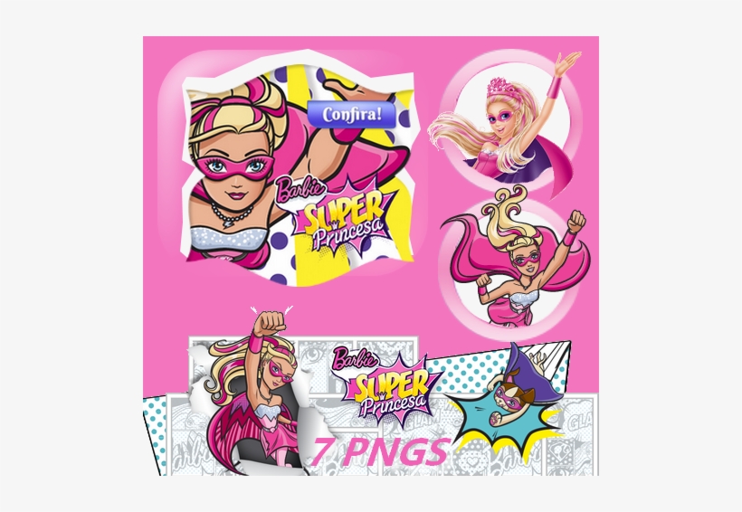 Barbershop Logo Png - Barbie Super Princesa Png, transparent png #1410457