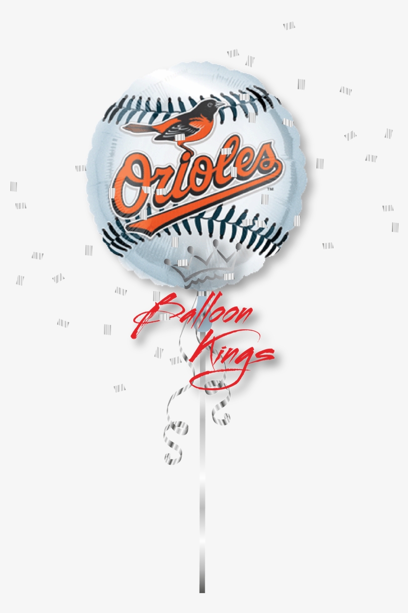 Baltimore Orioles Ball - 18" Baltimore Orioles Foil Balloon (5 Each), transparent png #1410753