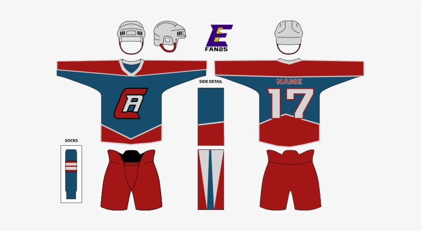 V-neck Zpsyqdgf7ox - Purple And Black Hockey Jerseys, transparent png #1411188