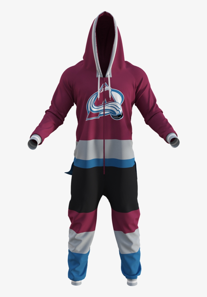 Colorado Avalanche Team Onesie - La Kings Nhl Onesie | Size M | Black | Hockey Sockey, transparent png #1411230