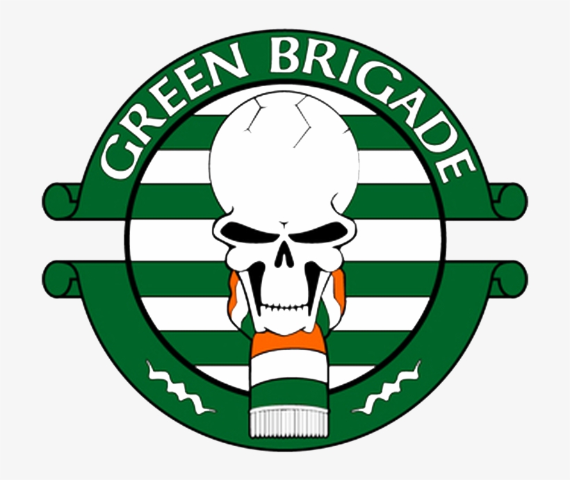 Free Celtics Logo Png - Celtic Green Brigade Logo, transparent png #1411470