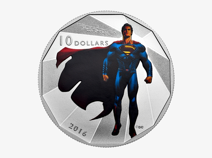 Fine Silver Coin Batman V Superman - 1/2 Oz 2016 Batman V Superman: Dawn Of Justice | Superman, transparent png #1411854