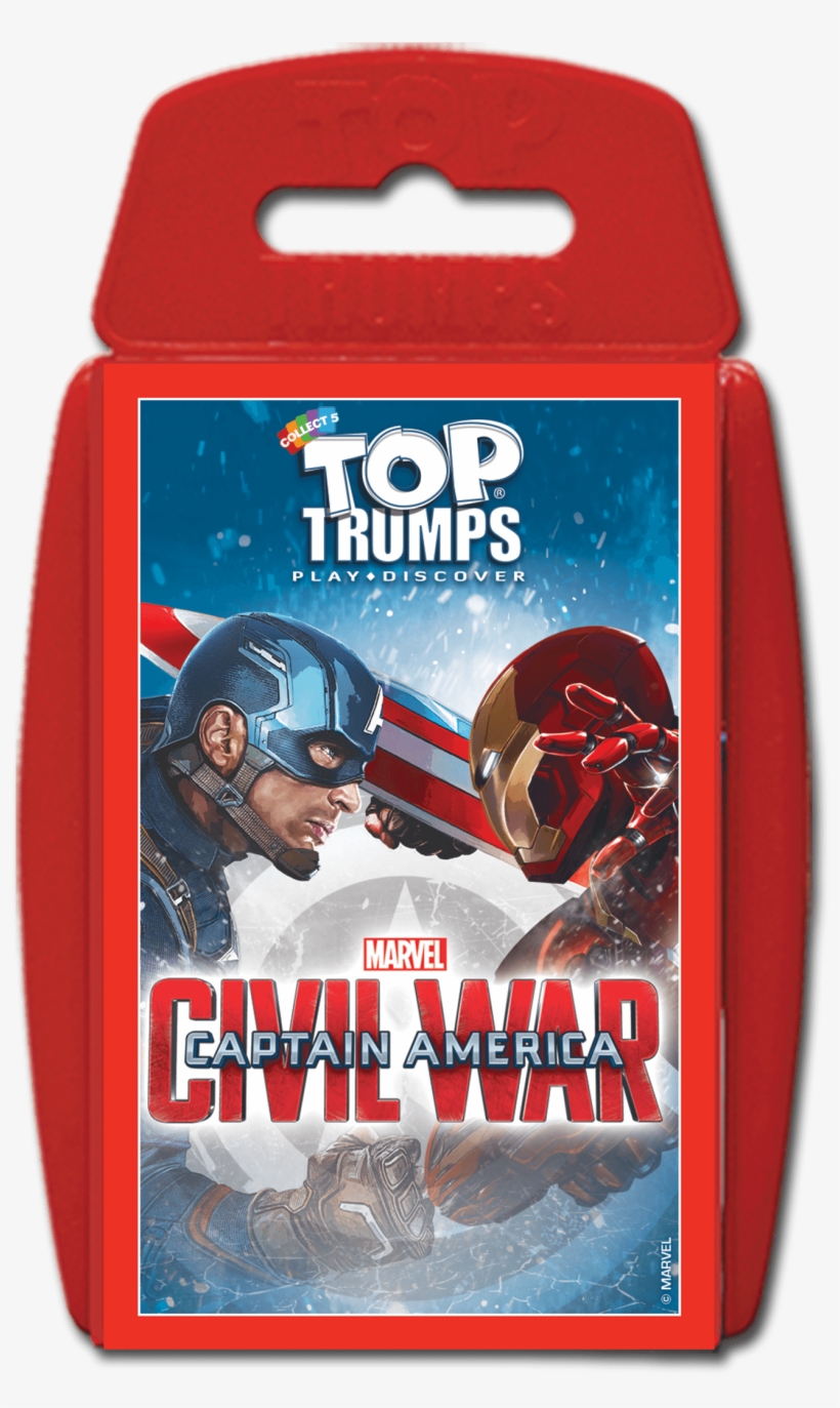 Captain America Civil War Top Trumps - Captain America: Civil War Top Trumps, transparent png #1412102