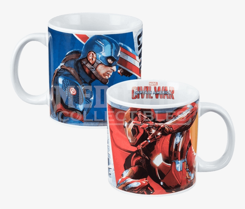 Captain America Civil War Ceramic Mug - Captain America: Civil War - Ceramic Mug, transparent png #1412212