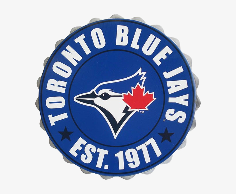 Toronto Blue Jays Bottle Cap Wall Logo - Toronto Blue Jays New, transparent png #1412529