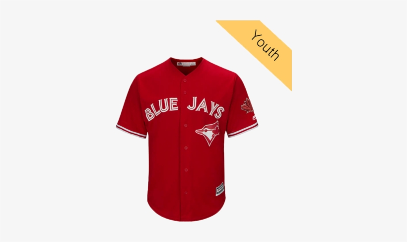 Wilson Font - Blue Jays Red Jersey, transparent png #1412683