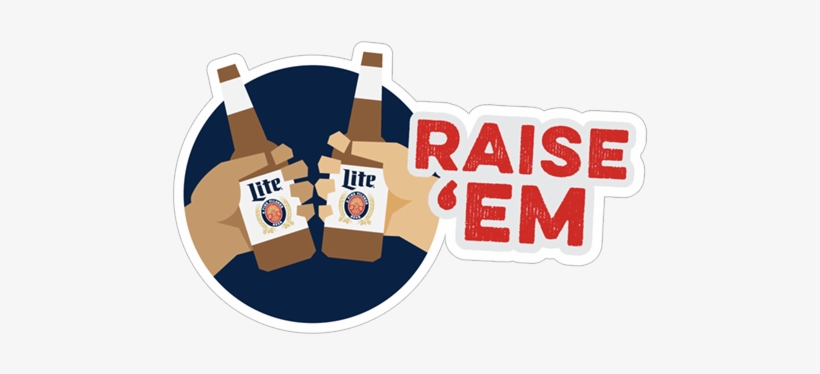 Viber Sticker «gameday By Miller Lite» - Miller Lite Label Backrest Swivel Bar Stool Chrome, transparent png #1412930
