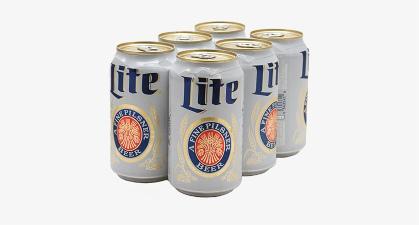 Miller Lite 12 Pack Cans, transparent png #1413103