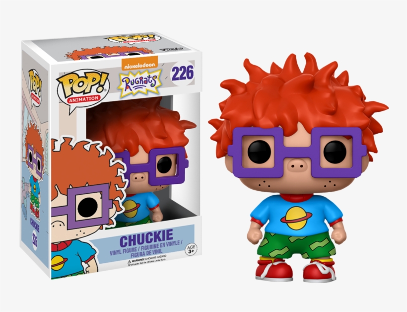 Chuckie Finster Pop Vinyl Figure - Funko Pop Rugrats, transparent png #1413234