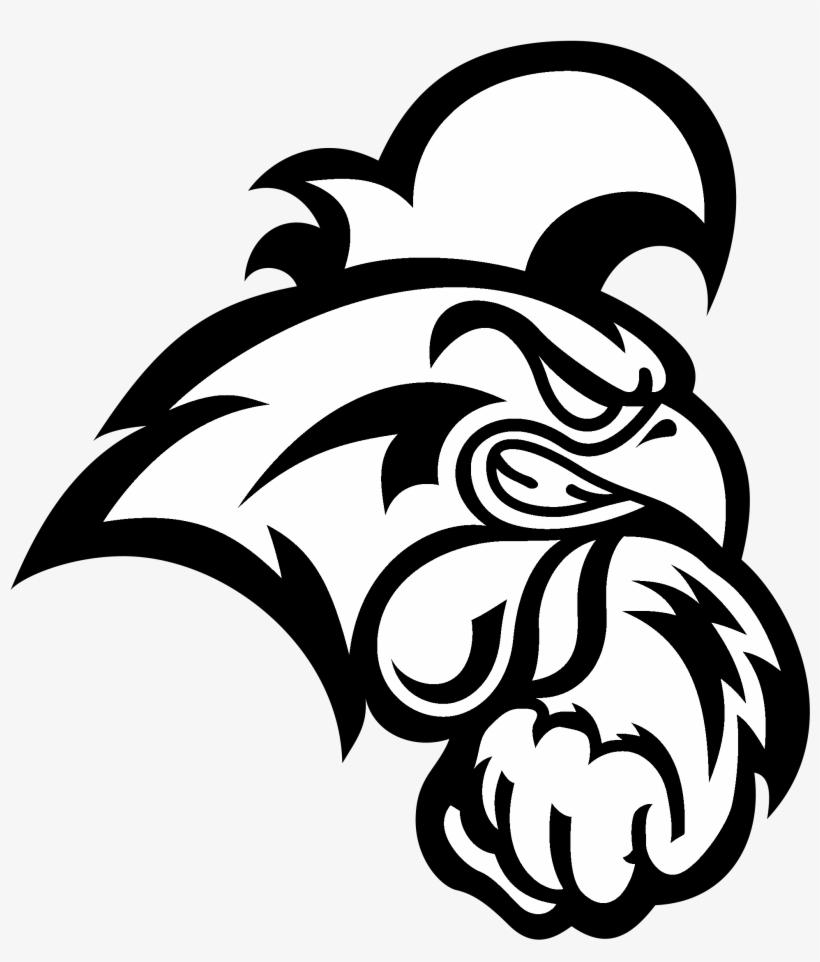 Coastal Carolina Chanticleers Logo Black And White - Chants Coastal Carolina University, transparent png #1414171