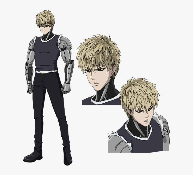 'one Punch Man' Season 2 Spoilers - One Punch Man Genos Character, transparent png #1414173