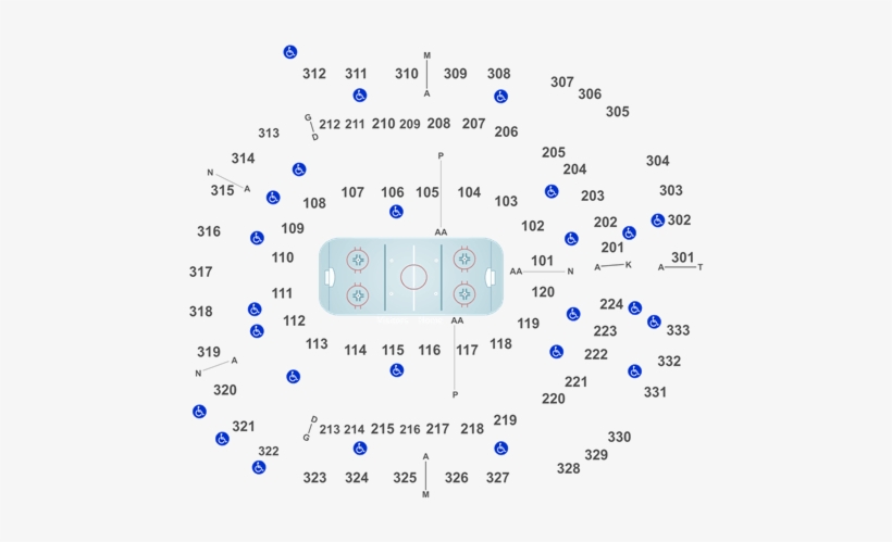 Los Angeles Kings Tickets - Bridgestone Arena Mapa, transparent png #1414788