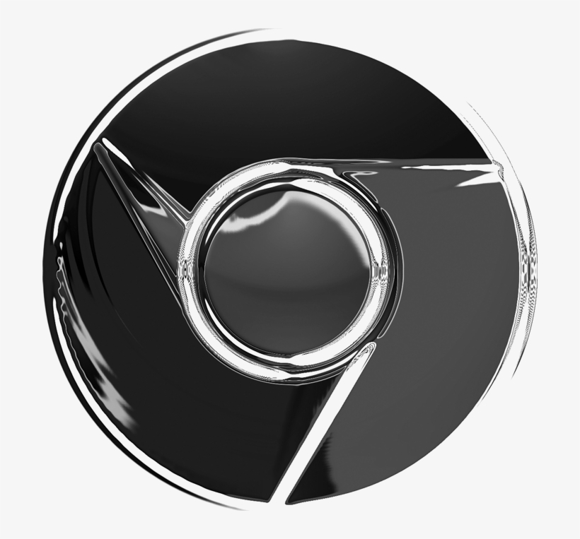 Chrome Logos, Google Chrome Blue Logos, Google Chrome - Black And White Google Chrome Logo, transparent png #1414892
