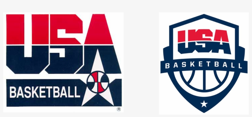 Usa Basketball Logos Clipart Black And White Download - 1992 Usa Basketball Logo, transparent png #1415099