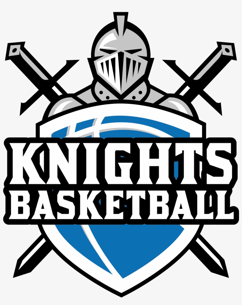Knights Basketball Logo Final 160617-01 - Knights Basketball Logo Png, transparent png #1415117