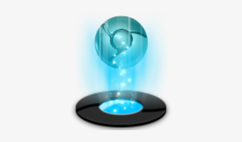 Google Chrome Icon Blue - Hologram Images Free Download Png, transparent png #1415541