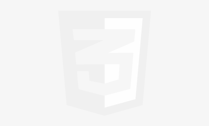 Css - Css3 Logo Black And White, transparent png #1415612