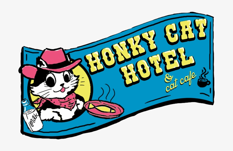 Honky Cat Logo - Honky Cat Hotel & Cat Cafe', transparent png #1415745