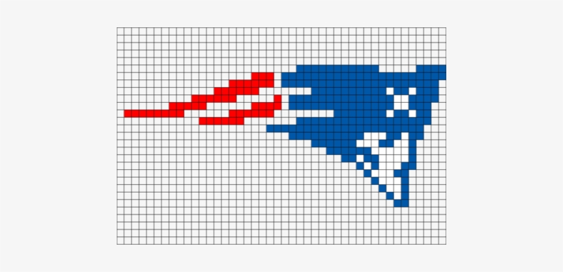 Pixel Patriots Logo - Patriots Logo Pixel Art, transparent png #1415937